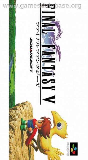 Cover Final Fantasy V for Super Nintendo